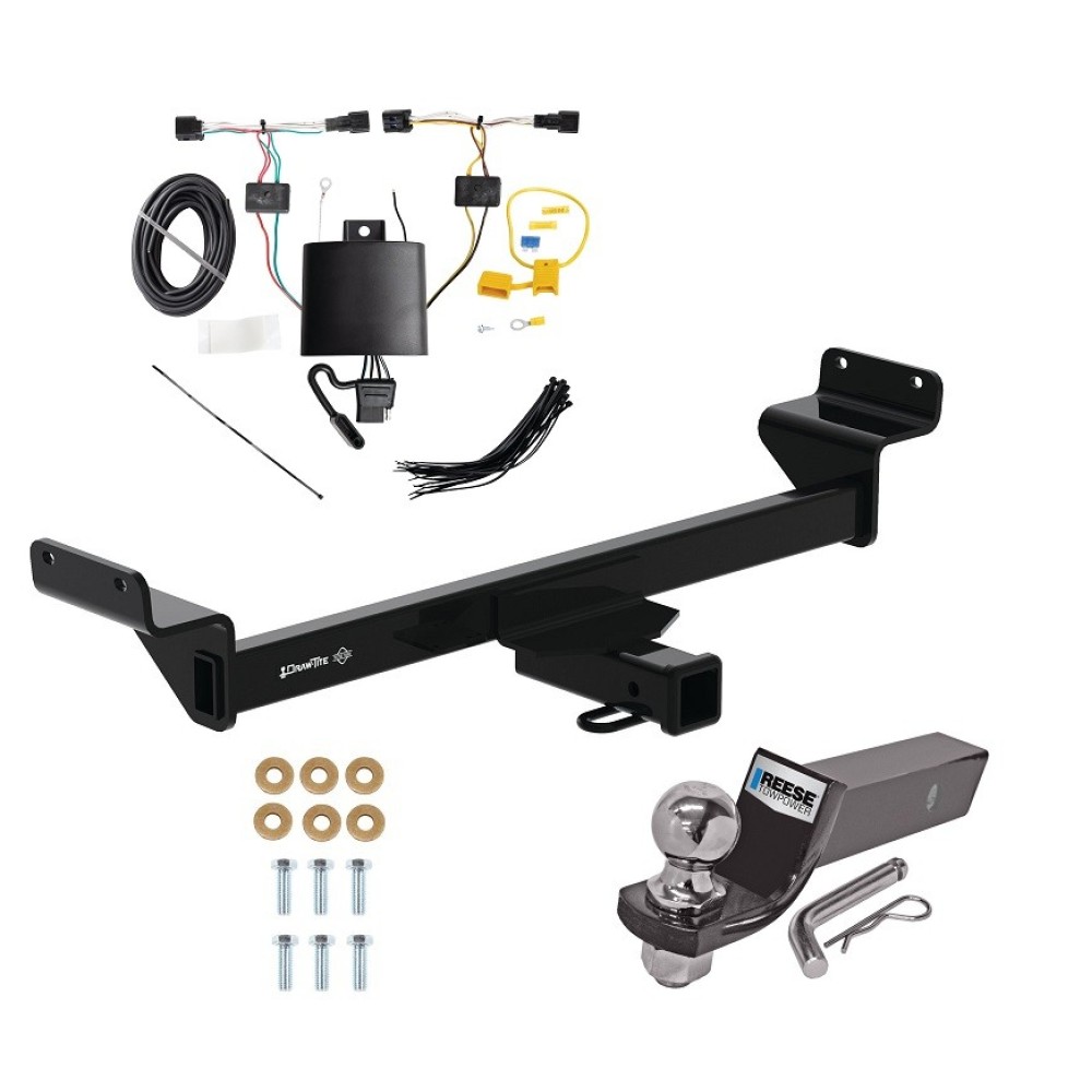 Custom Fit Trailer Hitch Wiring Harness (Plug & Play) 2" Drop Ball-Mount w/ Pin/Clip 2" Chrome Ball Installation Hardware Installation Instructions 76509 118873 21536 Draw-Tite Trailer Tow Hitch 2023 KIA Sportage Complete Package Wiring and Trailer Tow Hitch For 23-24 KIA Sportage Complete Package w/ Wiring and 2" Ball