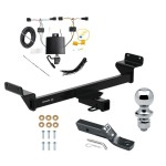 Custom Fit Trailer Hitch Wiring Harness (Plug & Play) 2" Drop Ball-Mount w/ Pin/Clip 1-7/8" Chrome Ball Installation Hardware Installation Instructions 76509 118873 23 63816 Draw-Tite Trailer Tow Hitch 2023 KIA Sportage 2" Receiver Com Trailer Tow Hitch For 23-24 KIA Sportage 2" Receiver Complete Package w/ Wiring and 1-7/8" Ball