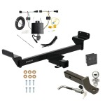 Custom Fit Trailer Hitch Wiring Harness (Plug & Play) 2" Drop Ball-Mount w/ Locking Pin/Clip 2" Chrome Ball Rubber Hitch Plug Cover Installation Hardware Installation Instructions 76509 118873 7005111 7010 Draw-Tite Trailer Tow Hitch 2023 KI Trailer Tow Hitch For 23-24 KIA Sportage Deluxe Package Wiring 2" Ball Mount and Lock