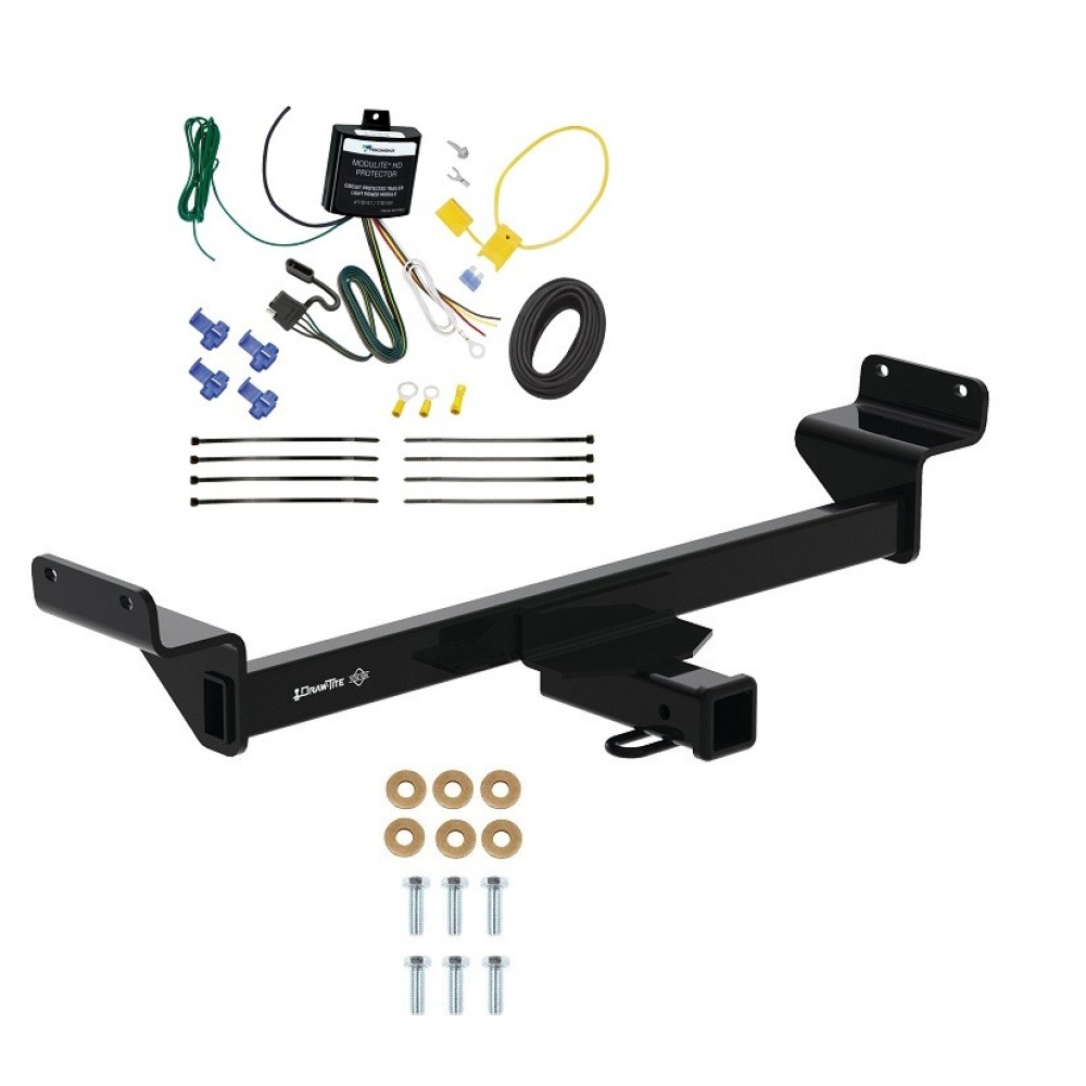 Trailer Tow Hitch For 23-24 KIA Sportage 2" Receiver Class 3 w/ Wiring Harness Kit Trailer Tow Hitch For 23-24 KIA Sportage 2" Receiver Class 3 w/ Wiring Harness Kit
