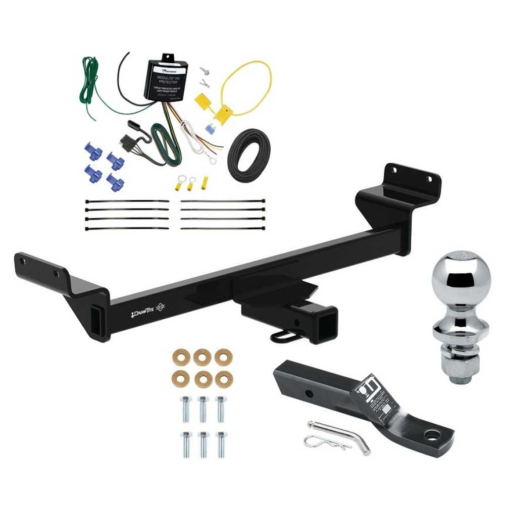 Trailer Tow Hitch For 23-24 KIA Sportage 2" Receiver Class 3 w/ Wiring Harness Kit and 1-7/8" Ball Trailer Tow Hitch For 23-24 KIA Sportage 2" Receiver Class 3 w/ Wiring Harness Kit and 1-7/8" Ball