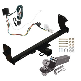 Custom Fit Trailer Hitch Wiring Harness (Plug & Play) 2" Drop Ball-Mount w/ Pin/Clip 2" Chrome Ball Installation Hardware Installation Instructions 76523 118848 21536 Draw-Tite Trailer Tow Hitch 22-23 Mitsubishi Eclipse Cross Complete Packag Trailer Tow Hitch For 22-24 Mitsubishi Eclipse Cross Complete Package w/ Wiring and 2" Ball