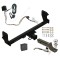 Custom Fit Trailer Hitch Wiring Harness (Plug & Play) 2" Drop Ball-Mount w/ Locking Pin/Clip 2" Chrome Ball Rubber Hitch Plug Cover Installation Hardware Installation Instructions 76523 118848 7005111 7010 Draw-Tite Trailer Tow Hitch 22-23 M Trailer Tow Hitch For 22-24 Mitsubishi Eclipse Cross Deluxe Package Wiring 2" Ball Mount and Lock