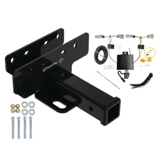 Trailer Tow Hitch For 21-24 Ford Bronco Except w/LED Taillights w/ Plug & Play Wiring Kit Class 3 2" Receiver Draw-Tite