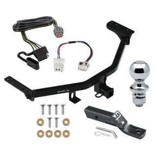 Trailer Tow Hitch For 22-23 Nissan Pathfinder 2022 Infiniti QX60 Class 4 2" Receiver Complete Package w/ Wiring and 1-7/8" Ball