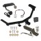 Trailer Tow Hitch For 22-23 Nissan Pathfinder 2022 Infiniti QX60 Deluxe Package Wiring 2" Ball Mount and Lock