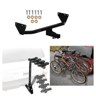 Custom Fit Trailer Hitch 4 Bike Carrier Installation Hardware Installation Instructions 76543 63124 Draw-Tite Trailer Hitch 4 Bike Rack 22-23 Mitsubishi Outlander Approved Recreational Offroad Use Carrier Adult Woman or Child Bicycles Foldable 22 23 2022 Trailer Hitch w/ 4 Bike Rack For 22-23 Mitsubishi Outlander Approved for Recreational & Offroad Use Carrier for Adult Woman or Child Bicycles Foldable