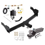 Custom Fit Trailer Hitch Wiring Harness (Plug & Play) 2" Drop Ball-Mount w/ Pin/Clip 2" Chrome Ball Installation Hardware Installation Instructions 76551 118811 21536 Draw-Tite Tow Package 18-23 Volkswagen Tiguan Trailer Hitch Wiring 2" Tow Package For 18-23 Volkswagen Tiguan Trailer Hitch w/ Wiring 2" Drop Mount 2" Ball 2" Receiver