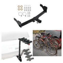 Trailer Hitch w/ 4 Bike Rack For 18-24 VW Volkswagen Tiguan Approved for Recreational & Offroad Use Carrier for Adult Woman or Child Bicycles Foldable Trailer Hitch w/ 4 Bike Rack For 18-24 VW Volkswagen Tiguan Approved for Recreational & Offroad Use Carrier for Adult Woman or Child Bicycles Foldable