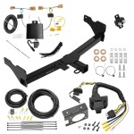 Custom Fit Trailer Hitch Wiring Harness (Plug & Play) Trailer Connector Adapter Brake Control Wiring Kit Circuit Breaker Installation Hardware Installation Instructions 76551 85343 20506 7012a 118811 Draw-Tite Trailer Hitch 7-Way RV Wiring 18-23 Volks Trailer Hitch w/ 7-Way RV Wiring For 18-23 Volkswagen Tiguan Class 3 2" Receiver All Models