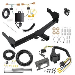 Trailer Hitch w/ 7-Way RV Wiring For 18-24 Volkswagen Tiguan Class 3 2" Receiver All Models  Trailer Hitch w/ 7-Way RV Wiring For 18-24 Volkswagen Tiguan Class 3 2" Receiver All Models