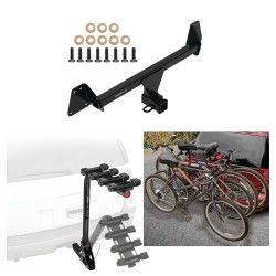 Trailer Hitch w/ 4 Bike Rack For 22-24 Toyota Corolla Cross Approved for Recreational & Offroad Use Carrier for Adult Woman or Child Bicycles Foldable Trailer Hitch w/ 4 Bike Rack For 22-24 Toyota Corolla Cross Approved for Recreational & Offroad Use Carrier for Adult Woman or Child Bicycles Foldable