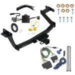 For 2022-2024 Hyundai Santa Cruz Trailer Hitch Tow PKG w/ 5-Flat Wiring Harness By Draw-Tite