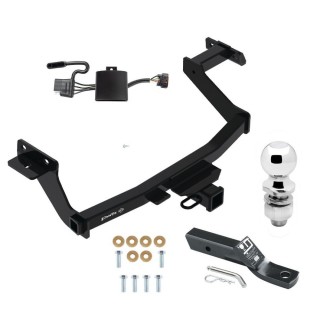 Custom Fit Trailer Hitch Wiring Harness (Plug & Play) 2" Drop Ball-Mount w/ Pin/Clip 2" Chrome Ball Installation Hardware Installation Instructions 76555 118784 23 63845 Draw-Tite Trailer Tow Hitch 22-23 Hyundai Santa Cruz Complete Package Trailer Tow Hitch For 22-24 Hyundai Santa Cruz Complete Package w/ Wiring and 2" Ball