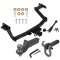 For 2022-2024 Hyundai Santa Cruz Trailer Hitch Tow PKG w/ 4-Flat Wiring + Interlock Tactical Starter Kit w/ 2" Drop & 2" Ball + Tactical Hook & Shackle Mount + Tactical Dogbone Lock + Wiring Bracket By Draw-Tite
