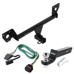 For 2020-2024 Buick Encore GX Trailer Hitch Tow PKG w/ 4-Flat Wiring + Starter Kit Ball Mount w/ 2" Drop & 2" Ball (For Essence w/Active Towplug Models) By Draw-Tite