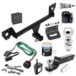 For 20-24 Buick Encore GX Trailer Hitch Tow PKG Wiring+Starter Kit Ball Mount 2" Drop & Dual Balls+Brackt+Dual Hitch & Locks+Wiring Tester+Ball Lube+Electric Grease+Ball Wrench+Anti Rattle Device (For Essence wActive Towplug Models)