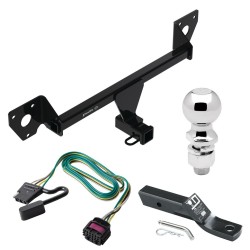 For 2020-2024 Buick Encore GX Trailer Hitch Tow PKG w/ 4-Flat Wiring + Ball Mount w/ 2" Drop + 2-5/16" Ball (For Essence w/Active Towplug Models) By Draw-Tite