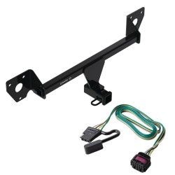 For 2020-2024 Buick Encore GX Trailer Hitch Tow PKG w/ 4-Flat Wiring Harness (For Essence w/Active Towplug Models) By Draw-Tite