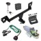For 2020-2023 Buick Encore GX Trailer Hitch Tow PKG w/ 4-Flat Wiring + Starter Kit Ball Mount w/ 2" Drop & 1-7/8" Ball + Wiring Bracket + Hitch Lock + Hitch Cover (For Essence w/Active Towplug Models) By Draw-Tite