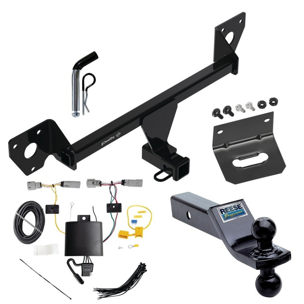 For 2021-2023 Chevy Trailblazer Trailer Hitch kit by: Draw-Tite For 2021-2023 Chevrolet Trailblazer Trailer Hitch Tow PKG w/ 4-Flat Wiring Harness + Dual Ball Ball Mount 1-7/8" & 2" Trailer Balls + Pin/Clip + Wiring Bracket (Excludes: w/LED Taillights Models) By Draw-Tite