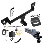 For 2021-2023 Chevy Trailblazer Trailer Hitch kit by: Draw-Tite For 2021-2023 Chevrolet Trailblazer Trailer Hitch Tow PKG w/ 4-Flat Wiring Harness + Dual Ball Ball Mount 1-7/8" & 2" Trailer Balls + Pin/Clip + Wiring Bracket (Excludes: w/LED Taillights Models) By Draw-Tite