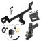 For 2021-2023 Chevy Trailblazer Trailer Hitch kit by: Draw-Tite For 2021-2023 Chevrolet Trailblazer Trailer Hitch Tow PKG w/ 4-Flat Wiring Harness + Adjustable Drop Rise Clevis Hitch Ball Mount w/ 2" Ball + Pin/Clip + Wiring Bracket (Excludes: w/LED Taillights Models) By Draw-Tite