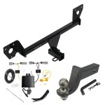 For 2021-2023 Chevy Trailblazer Trailer Hitch kit by: Draw-Tite For 2021-2023 Chevrolet Trailblazer Trailer Hitch Tow PKG w/ 4-Flat Wiring + Interlock Tactical Starter Kit w/ 3-1/4" Drop & 2" Ball (Excludes: w/LED Taillights Models) By Draw-Tite