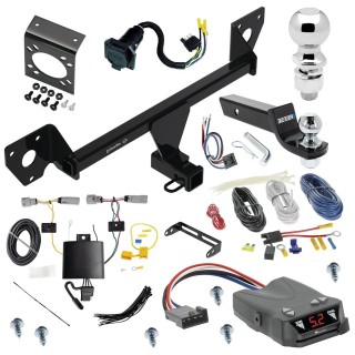 For 2021-2023 Chevy Trailblazer Trailer Hitch kit by: Draw-Tite For 2021-2023 Chevrolet Trailblazer Trailer Hitch Tow PKG w/ Tekonsha Brakeman IV Brake Control + Generic BC Wiring Adapter + 7-Way RV Wiring + 2" & 2-5/16" Ball & Drop Mount (Excludes: w/LED Taillights Models) By Draw-Tite