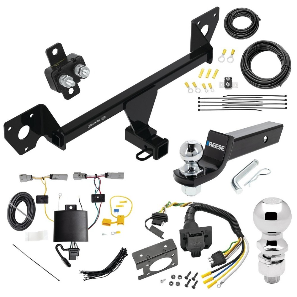 For 2021-2023 Chevy Trailblazer Trailer Hitch kit by: Draw-Tite For 2021-2023 Chevrolet Trailblazer Trailer Hitch Tow PKG w/ 7-Way RV Wiring + 2" & 2-5/16" Ball + Drop Mount (Excludes: w/LED Taillights Models) By Draw-Tite