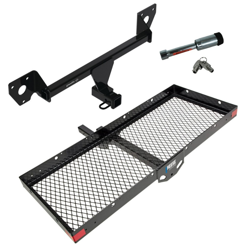For 2021-2023 Chevy Trailblazer Trailer Hitch kit by: Draw-Tite For 2021-2023 Chevrolet Trailblazer Trailer Hitch Tow PKG w/ 48" x 20" Cargo Carrier + Hitch Lock (Excludes: w/LED Taillights Models) By Draw-Tite