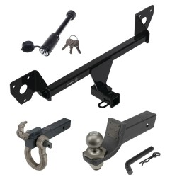 For 2021-2025 Chevrolet Trailblazer Trailer Hitch Tow PKG + Interlock Tactical Starter Kit w/ 2" Drop & 2" Ball + Tactical Hook & Shackle Mount + Tactical Dogbone Lock (For w/Active Towplug Models) By Draw-Tite