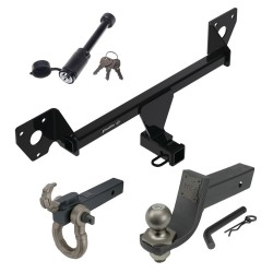 For 2021-2025 Chevrolet Trailblazer Trailer Hitch Tow PKG + Interlock Tactical Starter Kit w/ 3-1/4" Drop & 2" Ball + Tactical Hook & Shackle Mount + Tactical Dogbone Lock (Excludes: w/LED Taillights Models) By Draw-Tite