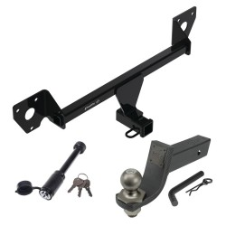 For 2021-2025 Chevrolet Trailblazer Trailer Hitch Tow PKG + Interlock Tactical Starter Kit w/ 3-1/4" Drop & 2" Ball + Tactical Dogbone Lock (For w/Active Towplug Models) By Draw-Tite