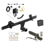 Custom Fit Trailer Hitch Wiring Harness (Plug & Play) 2" Drop Ball-Mount w/ Locking Pin/Clip 2" Chrome Ball Rubber Hitch Plug Cover Installation Hardware Installation Instructions 76589 118870 7005111 7010 Draw-Tite Trailer Tow Hitch 22-23 Trailer Tow Hitch For 22-23 Hyundai Ioniq 5 Deluxe Package Wiring 2" Ball Mount and Lock