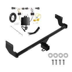 Trailer Tow Hitch For 20-24 KIA Soul exc Turbo and LED Taillights w/ Plug & Play Wiring Kit Class 3 2" Receiver Draw-Tite