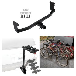 Trailer Hitch w/ 4 Bike Rack For 22-24 KIA EV6 All Styles Approved for Recreational & Offroad Use Carrier for Adult Woman or Child Bicycles Foldable Trailer Hitch w/ 4 Bike Rack For 22-24 KIA EV6 All Styles Approved for Recreational & Offroad Use Carrier for Adult Woman or Child Bicycles Foldable
