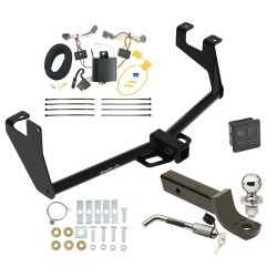 Trailer Tow Hitch For 13-16 Chevrolet Trax 17-22 Trax LS w/ Wiring 2" Ball Mount + Lock Class 3 Trailer Tow Hitch For 13-16 Chevrolet Trax 17-22 Trax LS w/ Wiring 2" Ball Mount + Lock Class 3