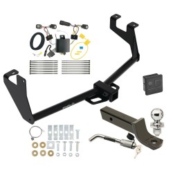 Trailer Tow Hitch For 17-23 Buick Encore Exc GX w/ Wiring Harness 2" Ball Mount + Lock Class 3 Trailer Tow Hitch For 17-23 Buick Encore Exc GX w/ Wiring Harness 2" Ball Mount + Lock Class 3