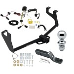 Custom Fit Trailer Hitch Wiring Harness (Plug & Play) 2" Drop Ball-Mount w/ Pin/Clip 1-7/8" Chrome Ball Installation Hardware Installation Instructions 76593 118751 23 63816 Draw-Tite Trailer Tow Hitch 17-22 Chevrolet Trax Except LS Wiring Trailer Tow Hitch For 17-22 Chevrolet Trax Except LS w/ Wiring Harness + 1-7/8" Ball Class 3