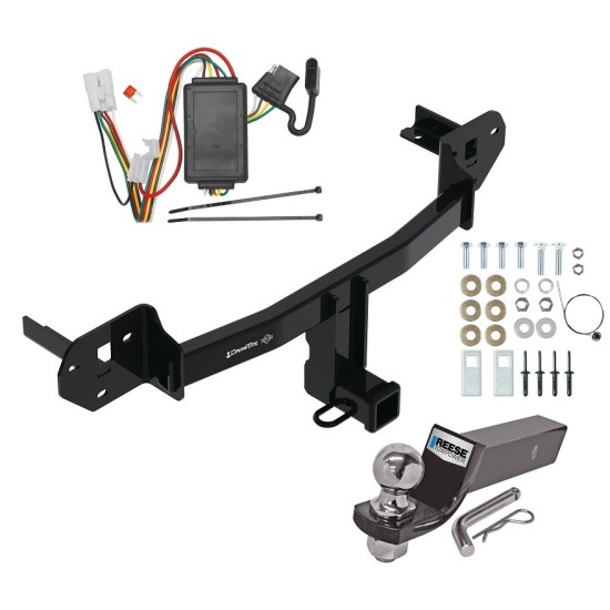 Custom Fit Trailer Hitch Wiring Harness (Plug & Play) 2" Drop Ball-Mount w/ Pin/Clip 2" Chrome Ball Installation Hardware Installation Instructions 76597 118467 21536 Draw-Tite Trailer Tow Hitch 20-23 Subaru Outback Wagon Complete Package W Trailer Tow Hitch For 20-25 Subaru Outback Wagon Complete Package w/ Wiring and 2" Ball