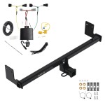 Trailer Hitch w/ Plug & Play Wiring For 18-21 Hyundai Kona Class 3 2" Tow Receiver Draw-Tite Tekonsha Trailer Hitch w/ Plug & Play Wiring For 18-21 Hyundai Kona Class 3 2" Tow Receiver Draw-Tite Tekonsha