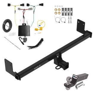 Trailer Tow Hitch For 18-21 Hyundai Kona Complete Package w/ Plug & Play Wiring and 2" Ball Trailer Tow Hitch For 18-21 Hyundai Kona Complete Package w/ Plug & Play Wiring and 2" Ball