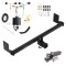 Trailer Tow Hitch For 18-21 Hyundai Kona Complete Package w/ Plug & Play Wiring and 2" Ball Trailer Tow Hitch For 18-21 Hyundai Kona Complete Package w/ Plug & Play Wiring and 2" Ball