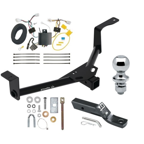Custom Fit Trailer Hitch Wiring Harness (Plug & Play) 2" Drop Ball-Mount w/ Pin/Clip 1-7/8" Chrome Ball Installation Hardware Installation Instructions 76601 118673 23 63816 Draw-Tite Trailer Tow Hitch 16-22 Honda HR-V 2" Receiver Com Trailer Tow Hitch For 16-22 Honda HR-V 2" Receiver Complete Package w/ Wiring and 1-7/8" Ball
