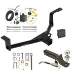 Custom Fit Trailer Hitch Wiring Harness (Plug & Play) 2" Drop Ball-Mount w/ Locking Pin/Clip 2" Chrome Ball Rubber Hitch Plug Cover Installation Hardware Installation Instructions 76601 118673 7005111 7010 Draw-Tite Trailer Tow Hitch 16-22 Trailer Tow Hitch For 16-22 Honda HR-V Deluxe Package Wiring 2" Ball Mount and Lock