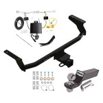 Custom Fit Trailer Hitch Wiring Harness (Plug & Play) 2" Drop Ball-Mount w/ Pin/Clip 2" Chrome Ball Installation Hardware Installation Instructions 76603 118822 21536 Draw-Tite Trailer Tow Hitch 20-23 Mazda CX-30 Complete Package Wiring and Trailer Tow Hitch For 20-23 Mazda CX-30 Complete Package w/ Wiring and 2" Ball