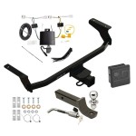 Custom Fit Trailer Hitch Wiring Harness (Plug & Play) 2" Drop Ball-Mount w/ Locking Pin/Clip 2" Chrome Ball Rubber Hitch Plug Cover Installation Hardware Installation Instructions 76603 118822 7005111 7010 Draw-Tite Trailer Tow Hitch 20-23 Trailer Tow Hitch For 20-23 Mazda CX-30 Deluxe Package Wiring 2" Ball Mount and Lock