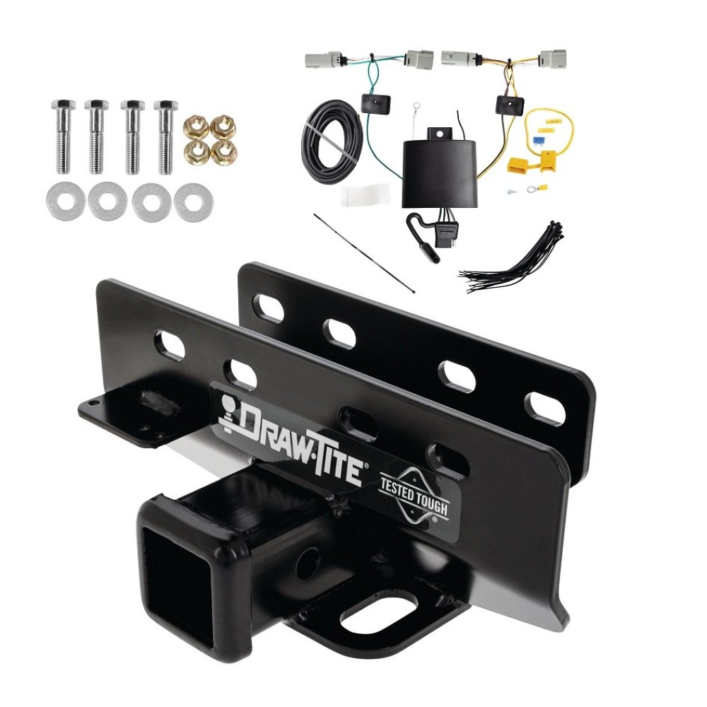 Custom Fit Trailer Hitch Wiring Harness (Plug & Play) Installation Hardware Installation Instructions 76605 118867 Draw-Tite Trailer Tow Hitch 21-23 Bronco Except w/LED Taillights or w/OEM Hitch Plug & Play Wiring Kit Class 3 2" Receiver Dra Trailer Tow Hitch For 21-24 Ford Bronco Except w/LED Taillights or w/OEM Hitch w/ Plug & Play Wiring Kit Class 3 2" Receiver Draw-Tite