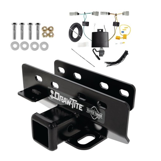 Custom Fit Trailer Hitch Wiring Harness (Plug & Play) Installation Hardware Installation Instructions 76605 118867 Draw-Tite Trailer Tow Hitch 21-23 Bronco Except w/LED Taillights or w/OEM Hitch Plug & Play Wiring Kit Class 3 2" Receiver Dra Trailer Tow Hitch For 21-24 Ford Bronco Except w/LED Taillights or w/OEM Hitch w/ Plug & Play Wiring Kit Class 3 2" Receiver Draw-Tite